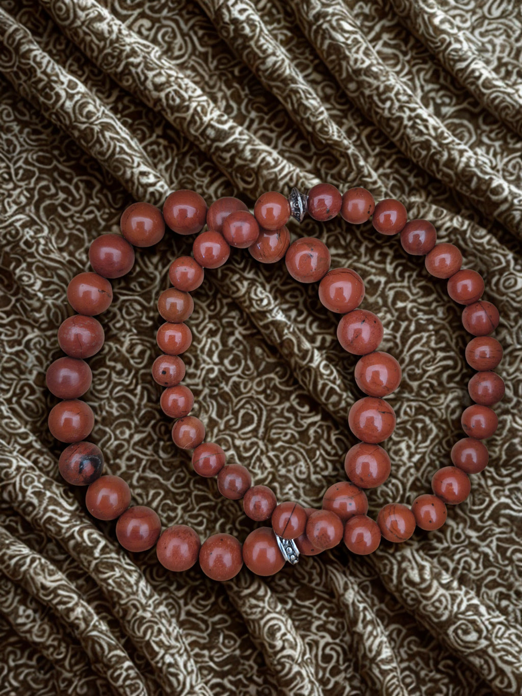 Bracelet Jaspe rouge en Pierre naturelle – 6 mm ou 8 mm